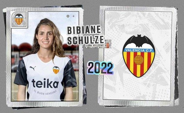 Bibiane jugará en calidad de cedida esta temporada en el Valencia Femenino. 