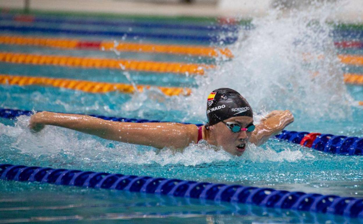 La nadadora de Aldaia, Eva Coronado. 