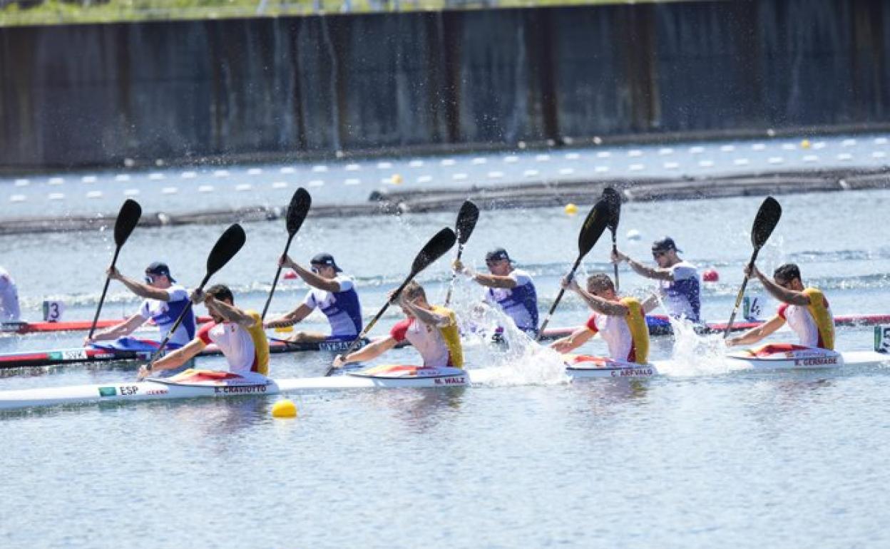 El K4 español impresiona camino de semifinales