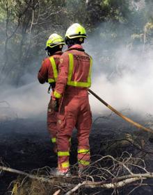 Imagen secundaria 2 - Incendios en Rafelguaraf, Chiva y Gandia | Desalojan una urbanización en Rafelguaraf por un incendio forestal