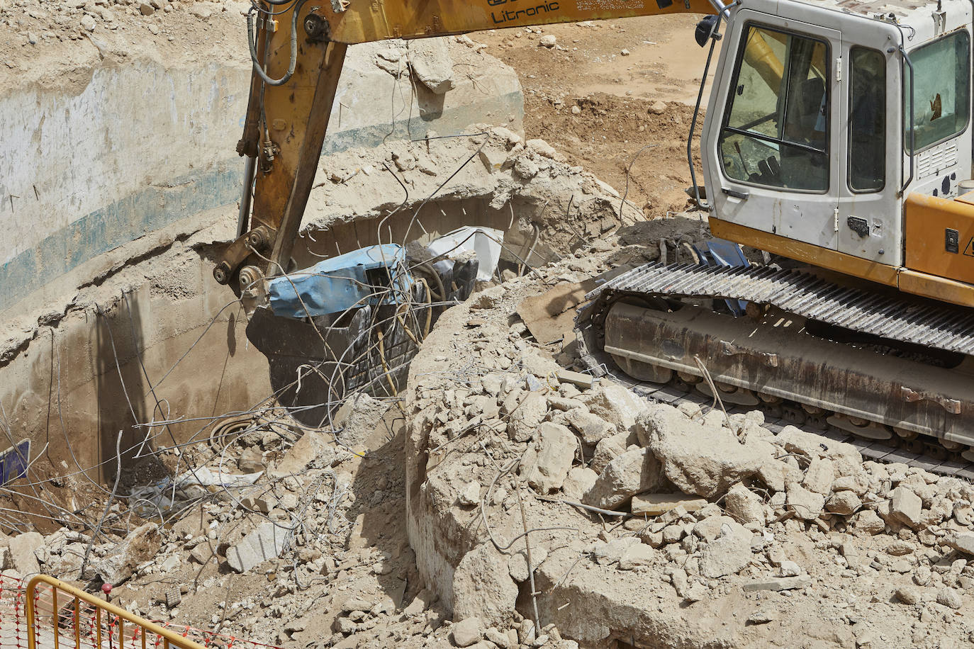 Fotos: Así van las obras de la plaza de la Reina de Valencia