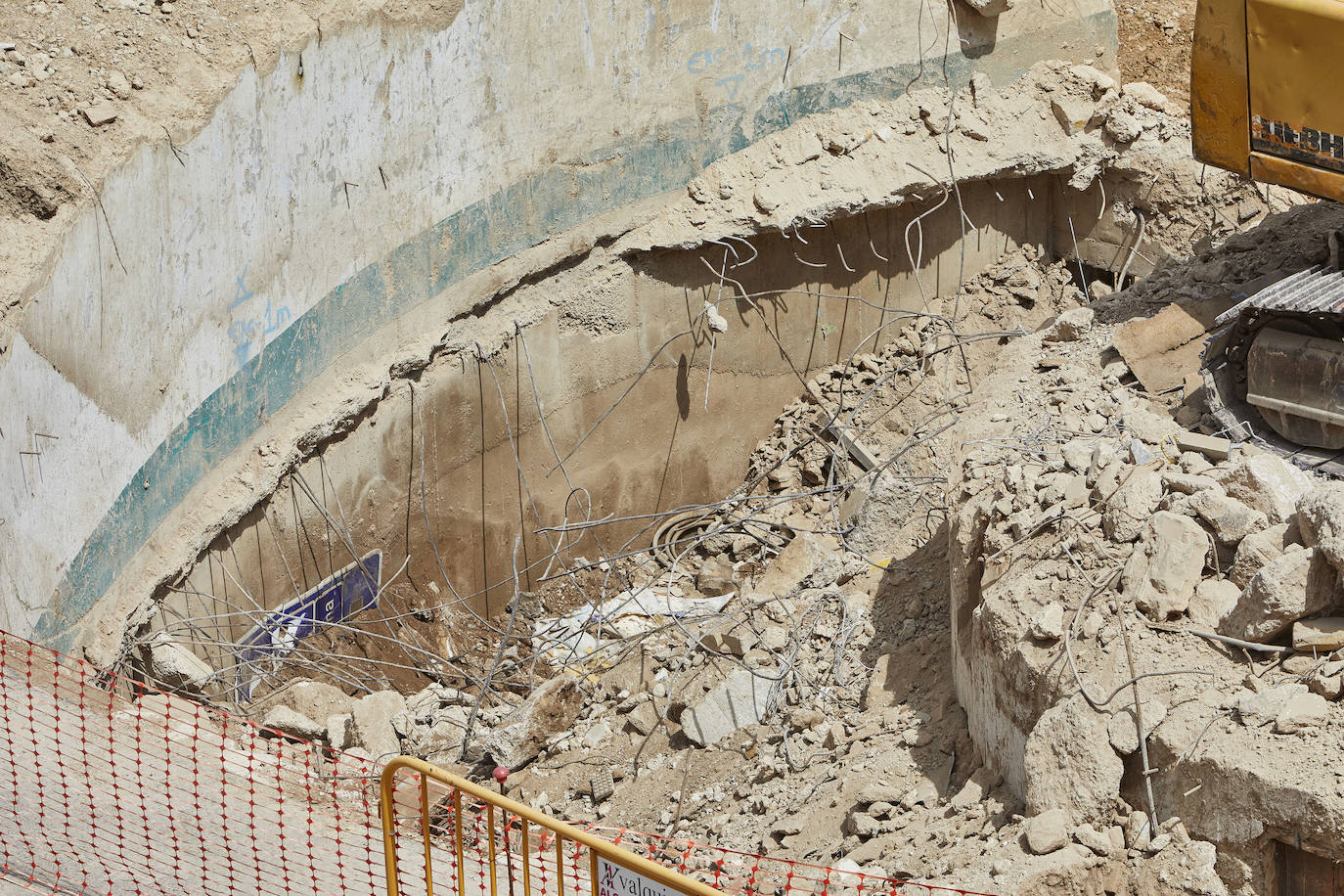 Fotos: Así van las obras de la plaza de la Reina de Valencia