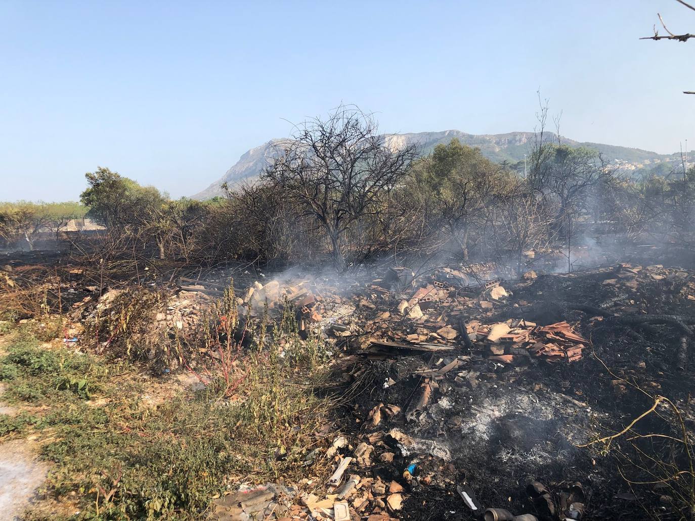 Incendio en Dénia