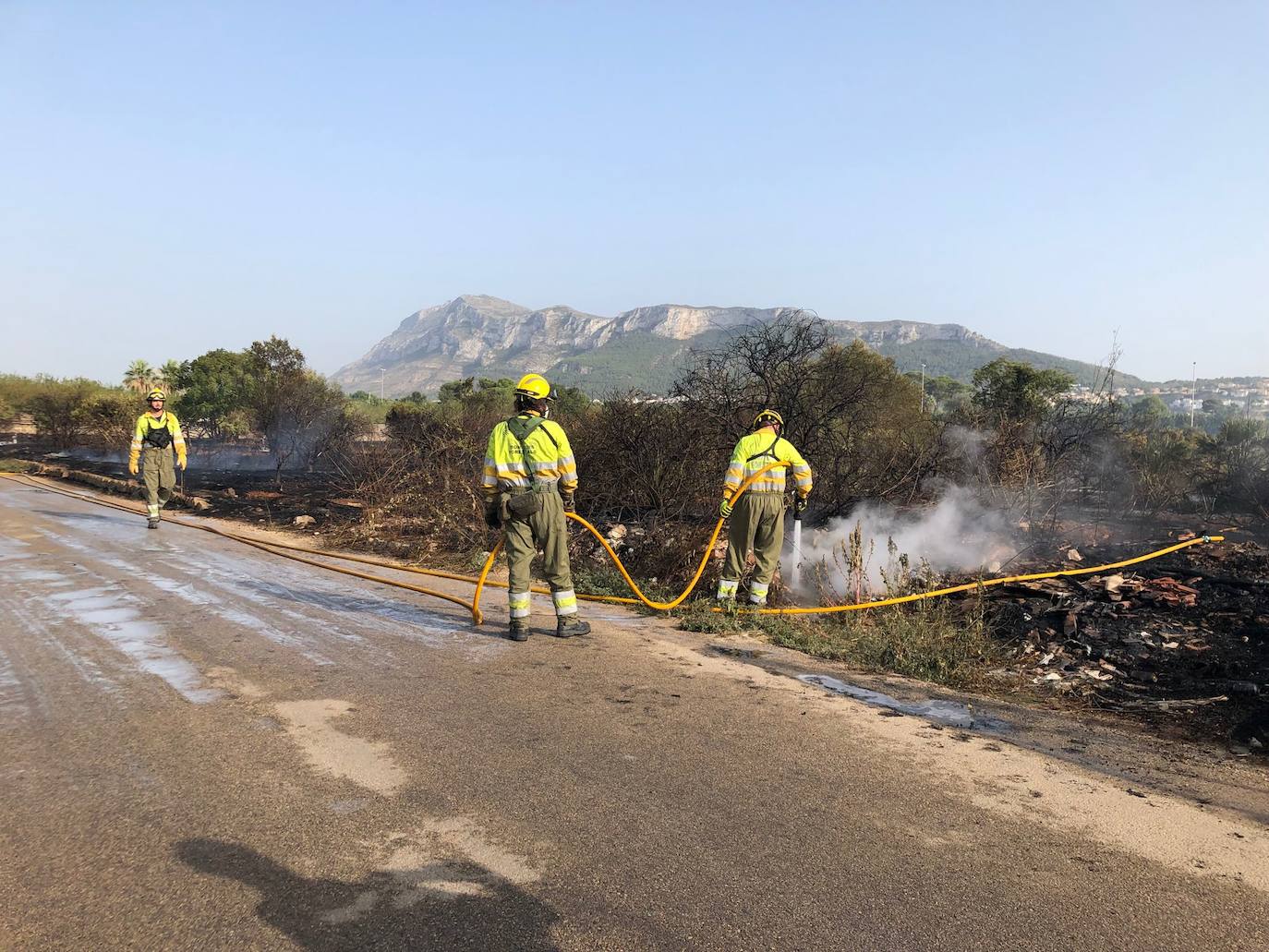 Incendio en Dénia.