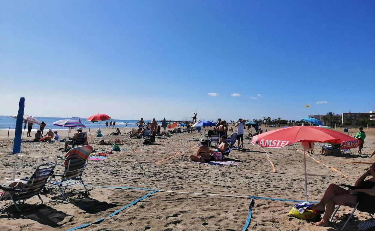 Playa de Canet d'en Berenguer. 