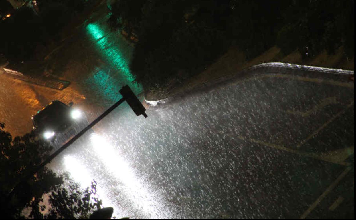 Lluvias en Valencia.