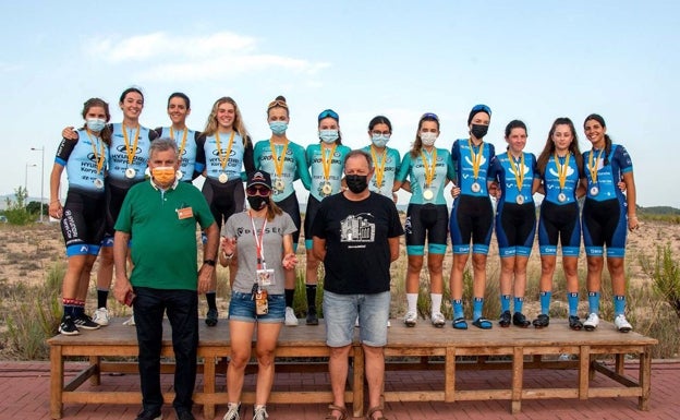 Podium femenino. 