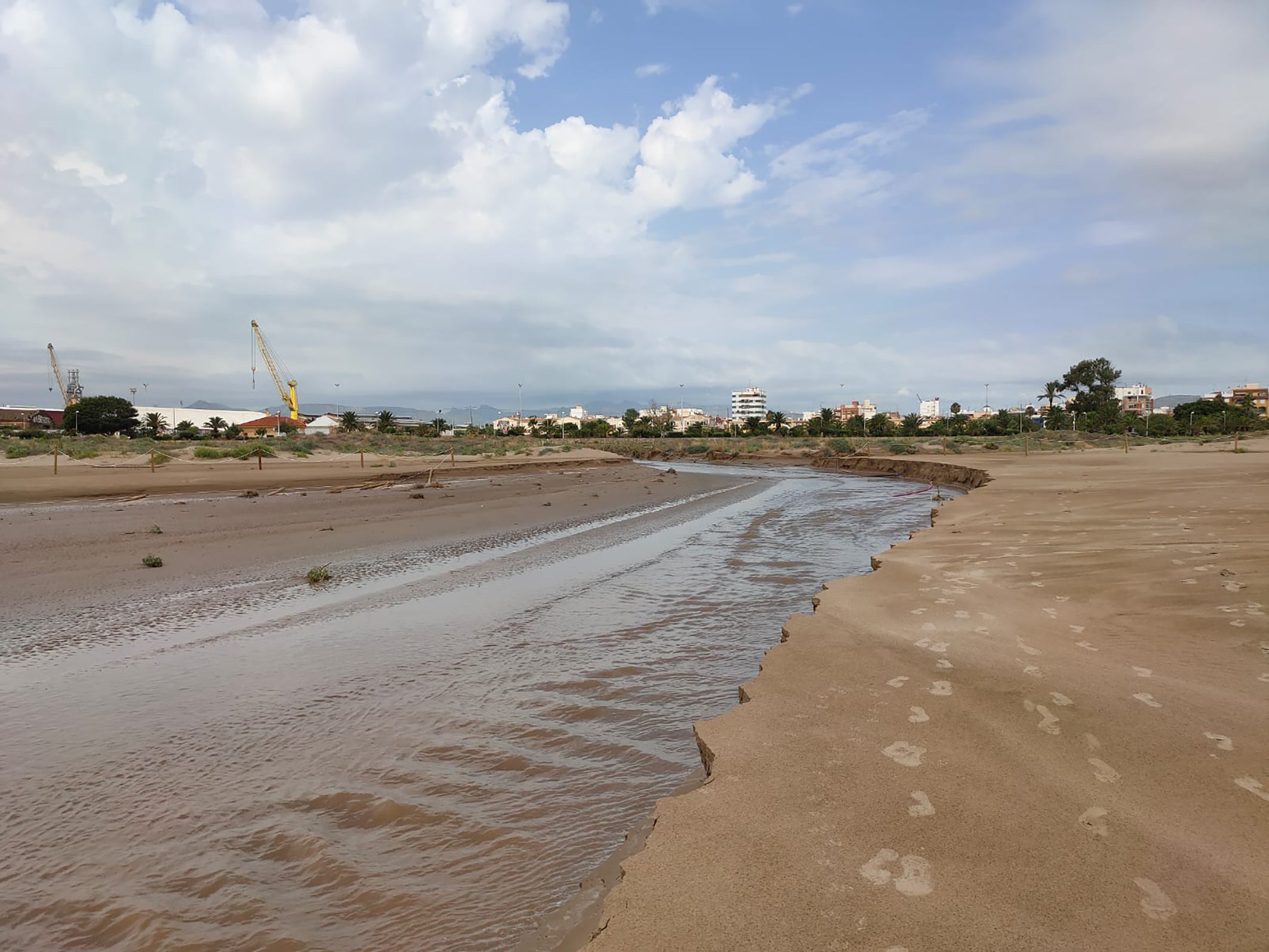 Los efectos de la lluvia en Sagunto