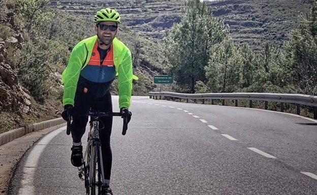 Una de las pasiones de Sagredo es el ciclismo de carretera, hábito que ha retomado. 