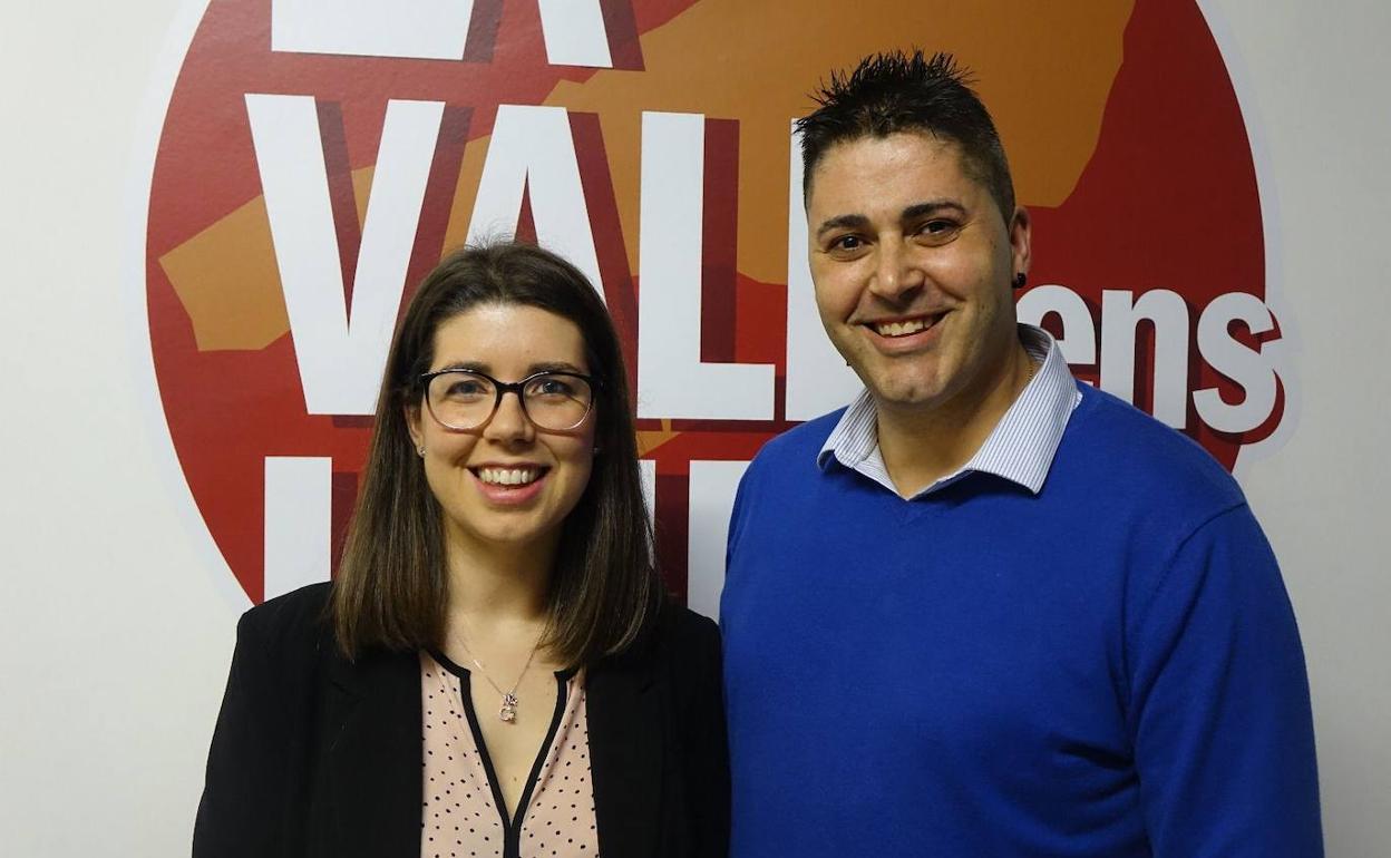 Los ediles de Benicolet Suma, Cristina Codina, e Iván Martínez. 