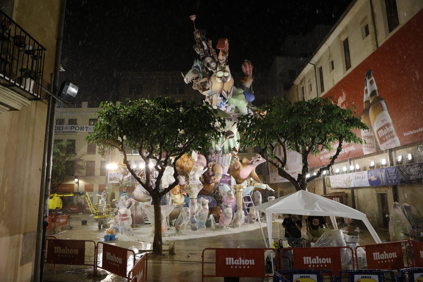 Tormenta sobre la falla de El Pilar