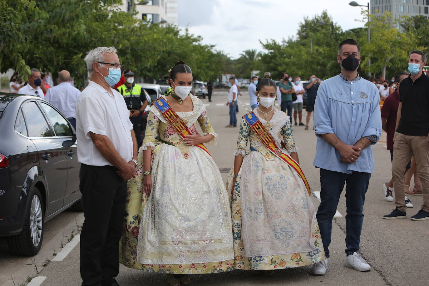 Fotos: Así ha sido la primera mascletà de las Fallas de septiembre