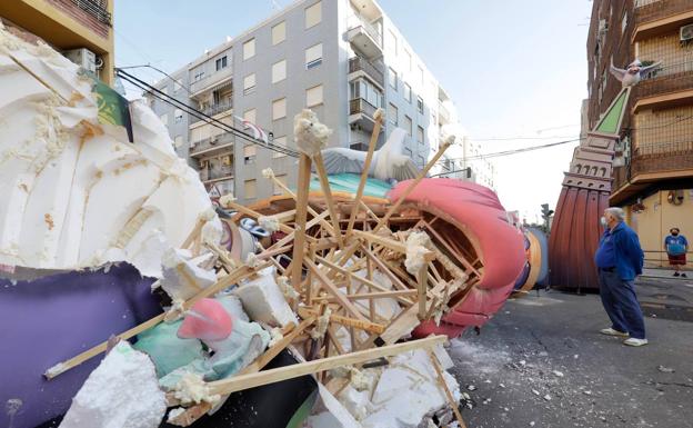 «Vi cómo la falla se me caía encima»