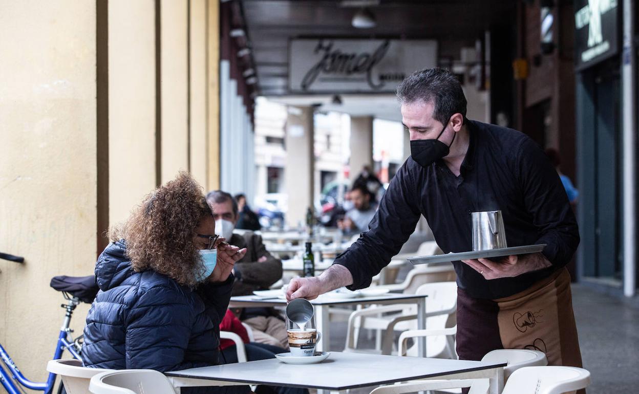 La hostelería, entre los sectores peor parados por la pandemia. 