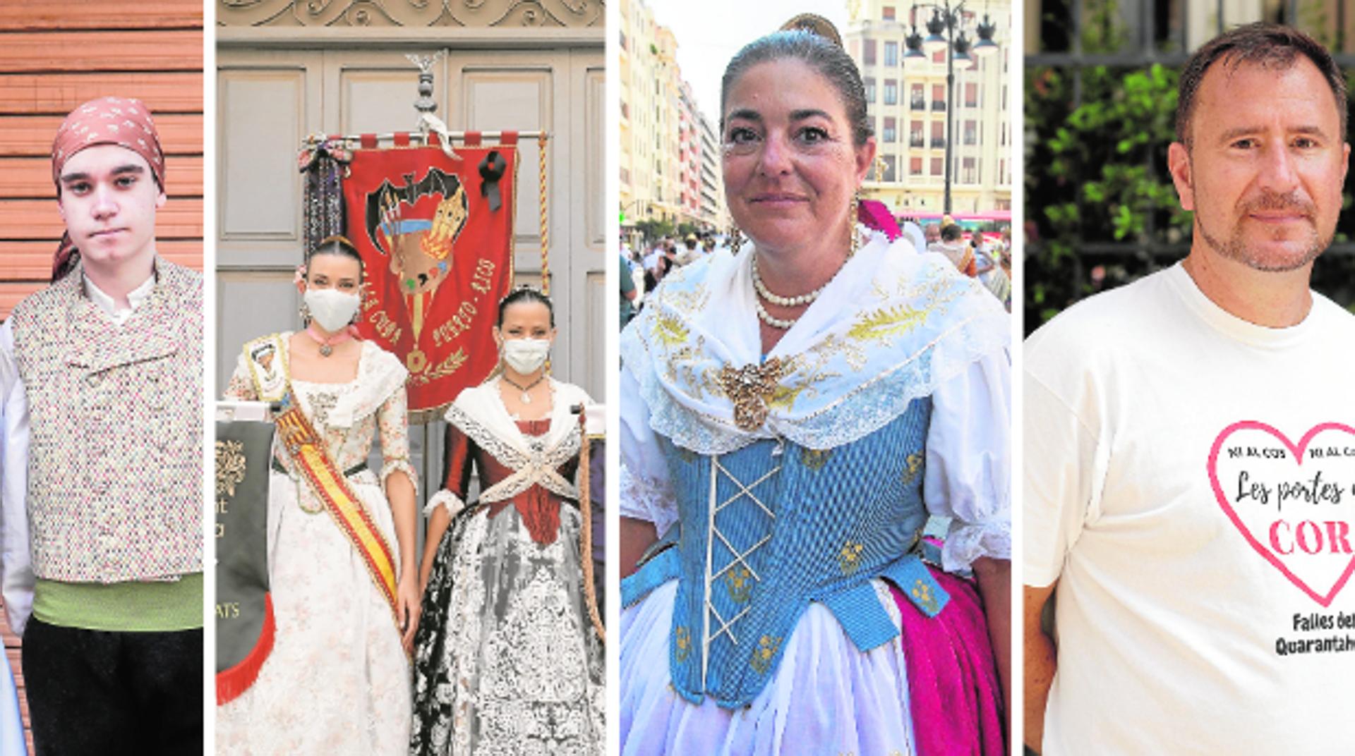 Ofrenda de las Fallas 2021 | Los falleros se reencuentran con la Virgen |  Las Provincias