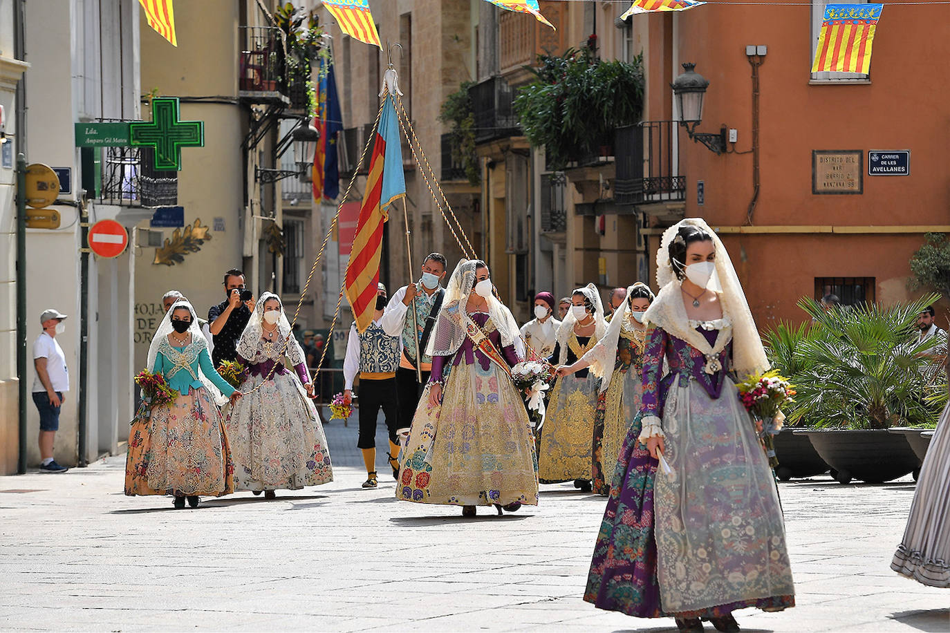 Fotos: Búscate en la Ofrenda de este sábado 4 de septiembre por la calle Caballeros de Valencia