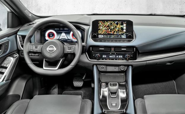 El interior del nuevo Nissan Qashqai. 