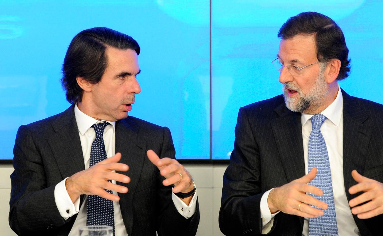 José María Aznar y Mariano Rajoy. 