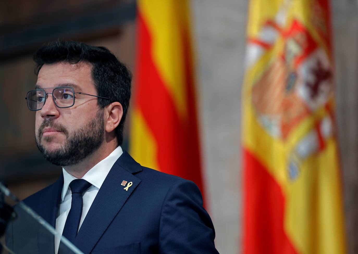 El presidente de la Generalitat Valenciana, Ximo Puig, y su homólogo catalán, Pere Aragonés, se han reunido este miércoles en Valencia para abordar entre otros asuntos la gestión de los fondos de la UE, las infraestructuras de comunicación entre ambos territorios, la reactivación económica y la financiación autonómica.