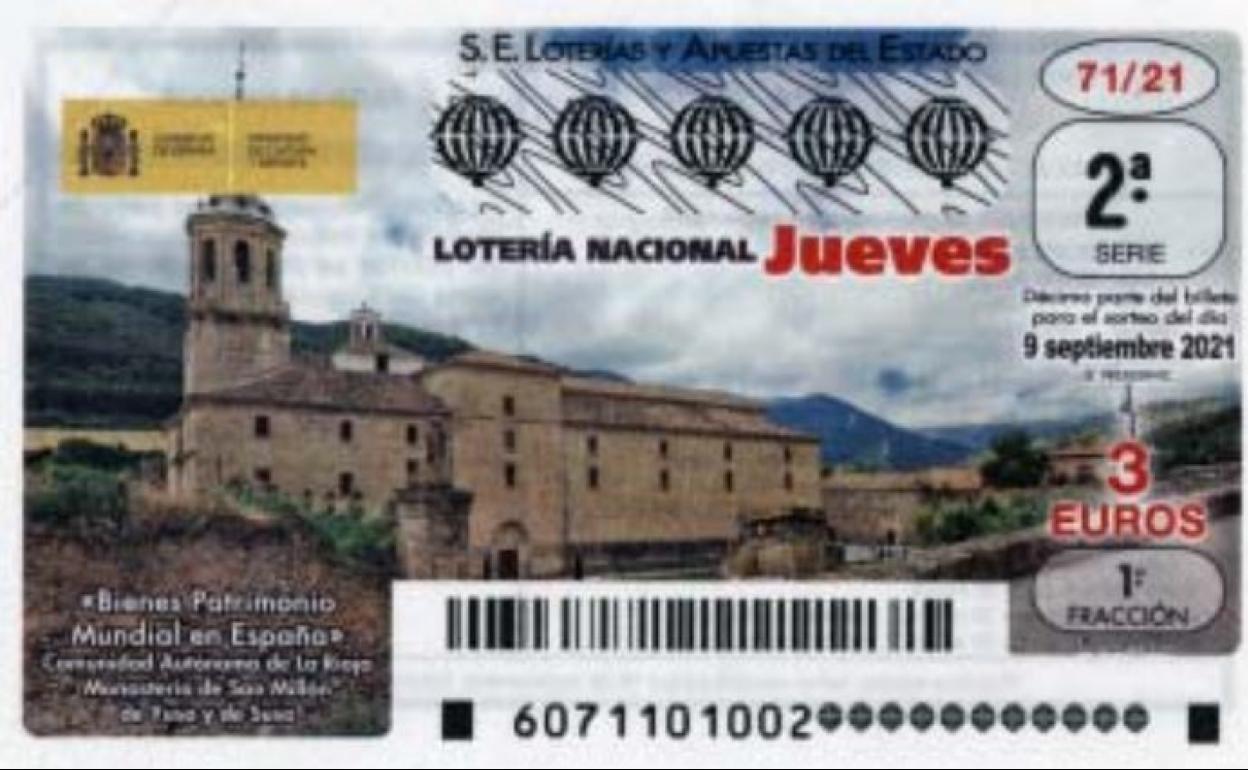 Lotería Nacional del jueves.