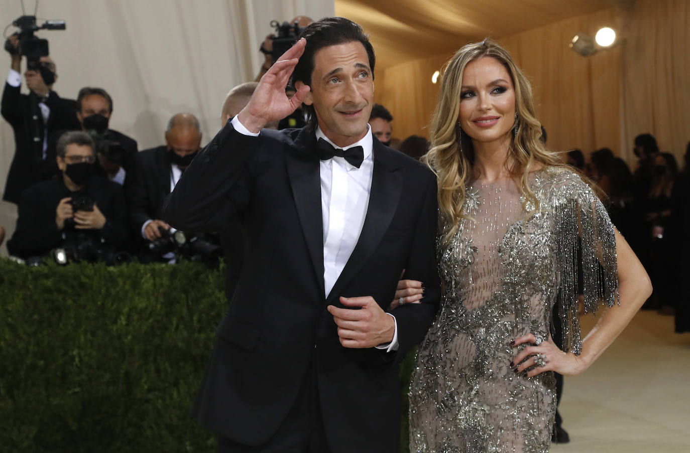 Adrien Brody y Georgina Chapman