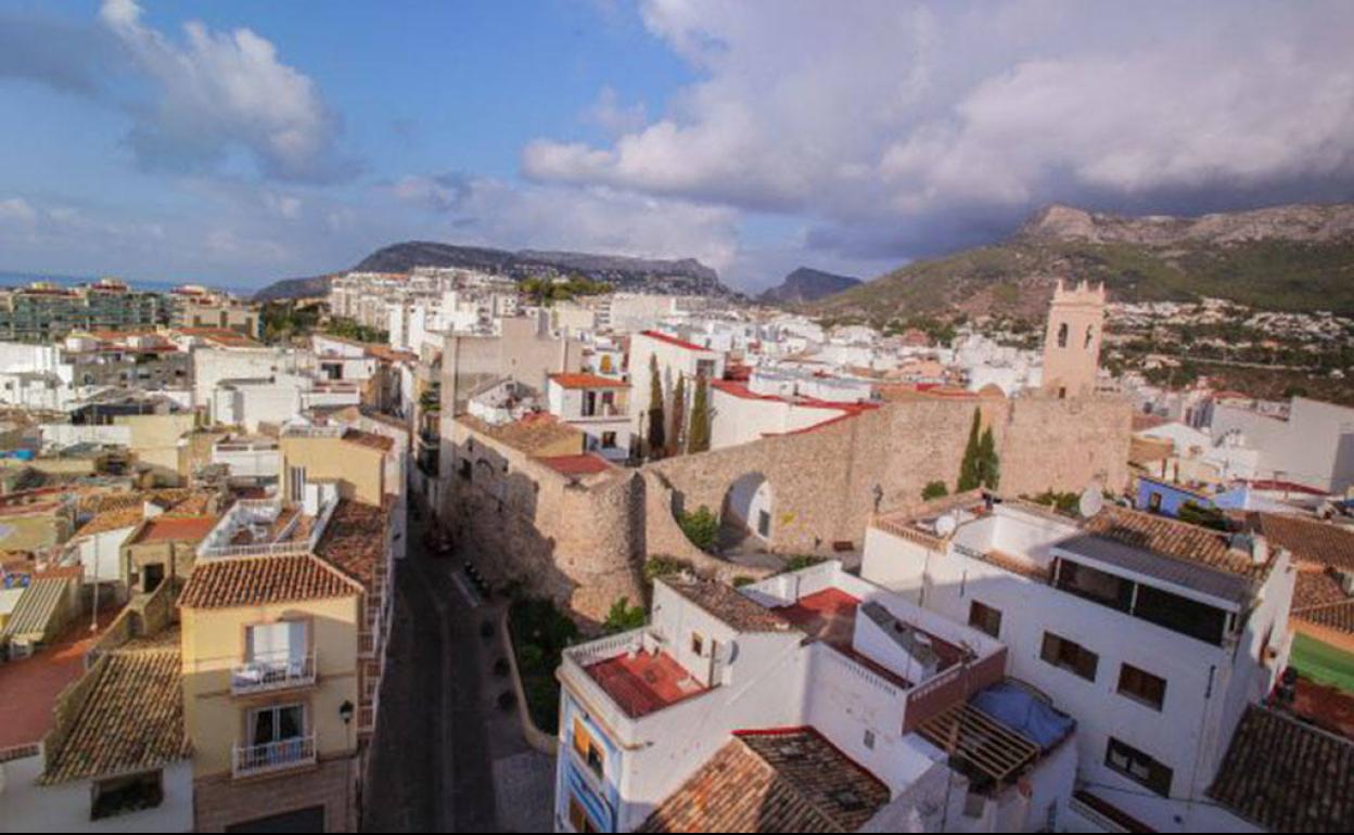 Vista del municipio de Calp. 