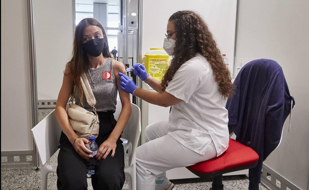 Vacunación en Valencia.