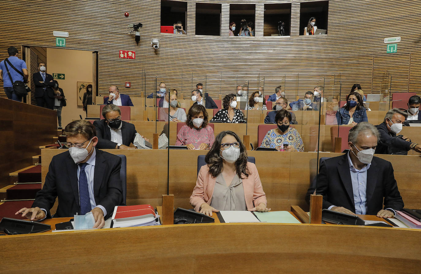 Pleno de Les Corts durante el Debate de Política General. 