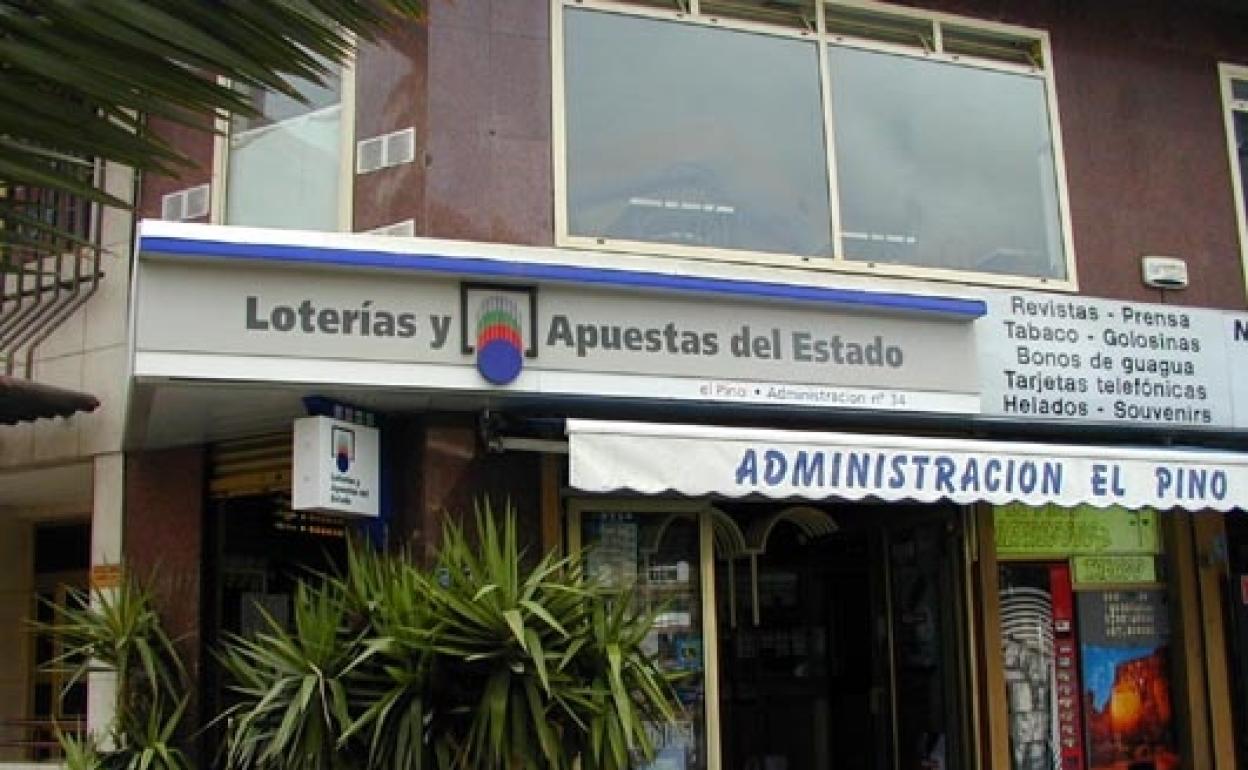 Administración donde se ha validado un boleto acertante.