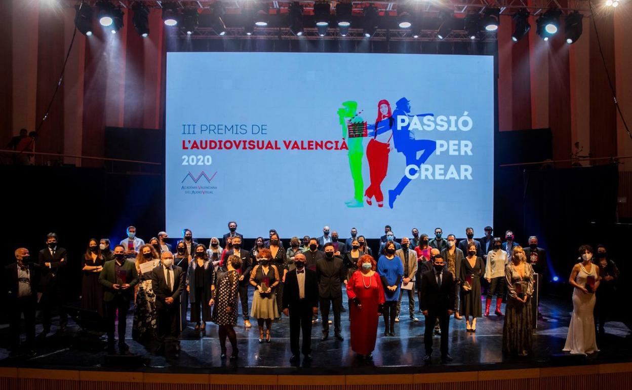 La pasada edición de los Premios del Audiovisual Valenciano. 