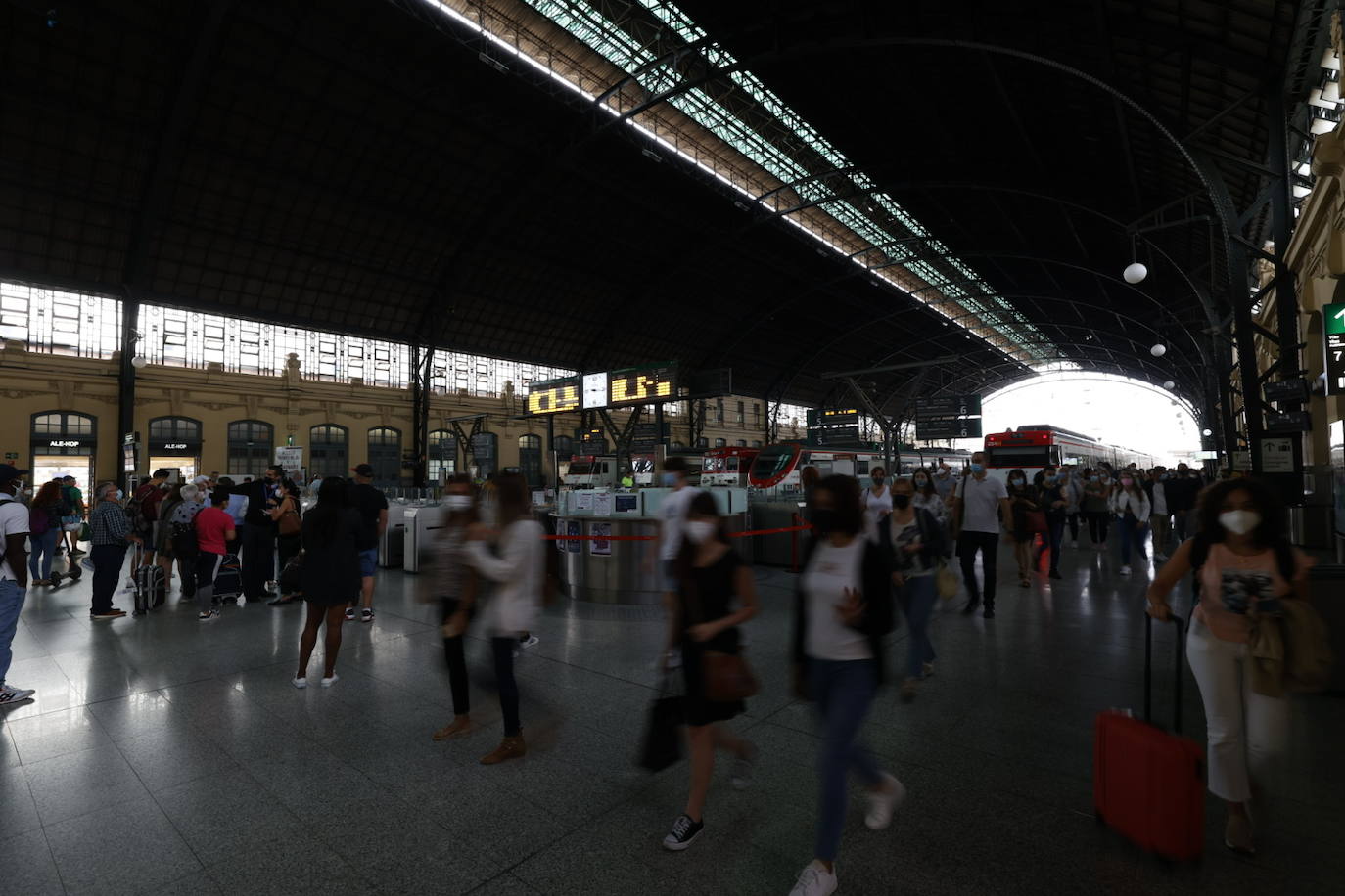 Fotos: La huelga de maquinistas de Renfe provoca cancelaciones en plena hora punta