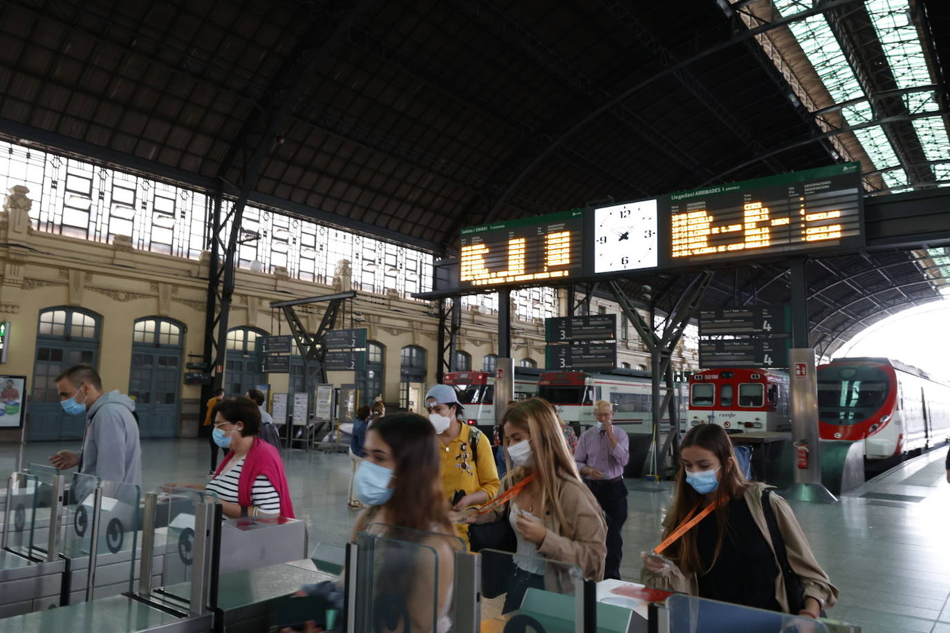 Fotos: La huelga de maquinistas de Renfe provoca cancelaciones en plena hora punta