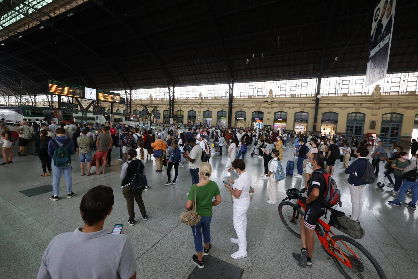 Fotos: La huelga de maquinistas de Renfe provoca cancelaciones en plena hora punta