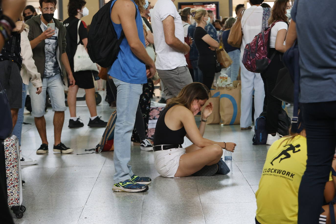 Fotos: La huelga de maquinistas de Renfe provoca cancelaciones en plena hora punta