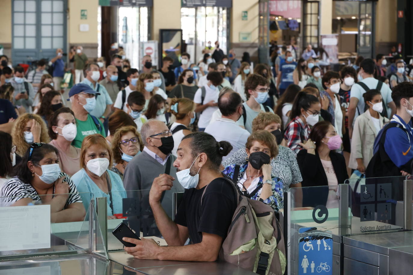 Fotos: La huelga de maquinistas de Renfe provoca cancelaciones en plena hora punta