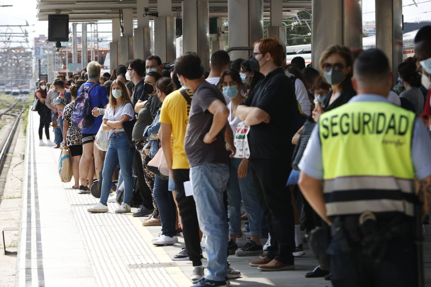 Fotos: La huelga de maquinistas de Renfe provoca cancelaciones en plena hora punta