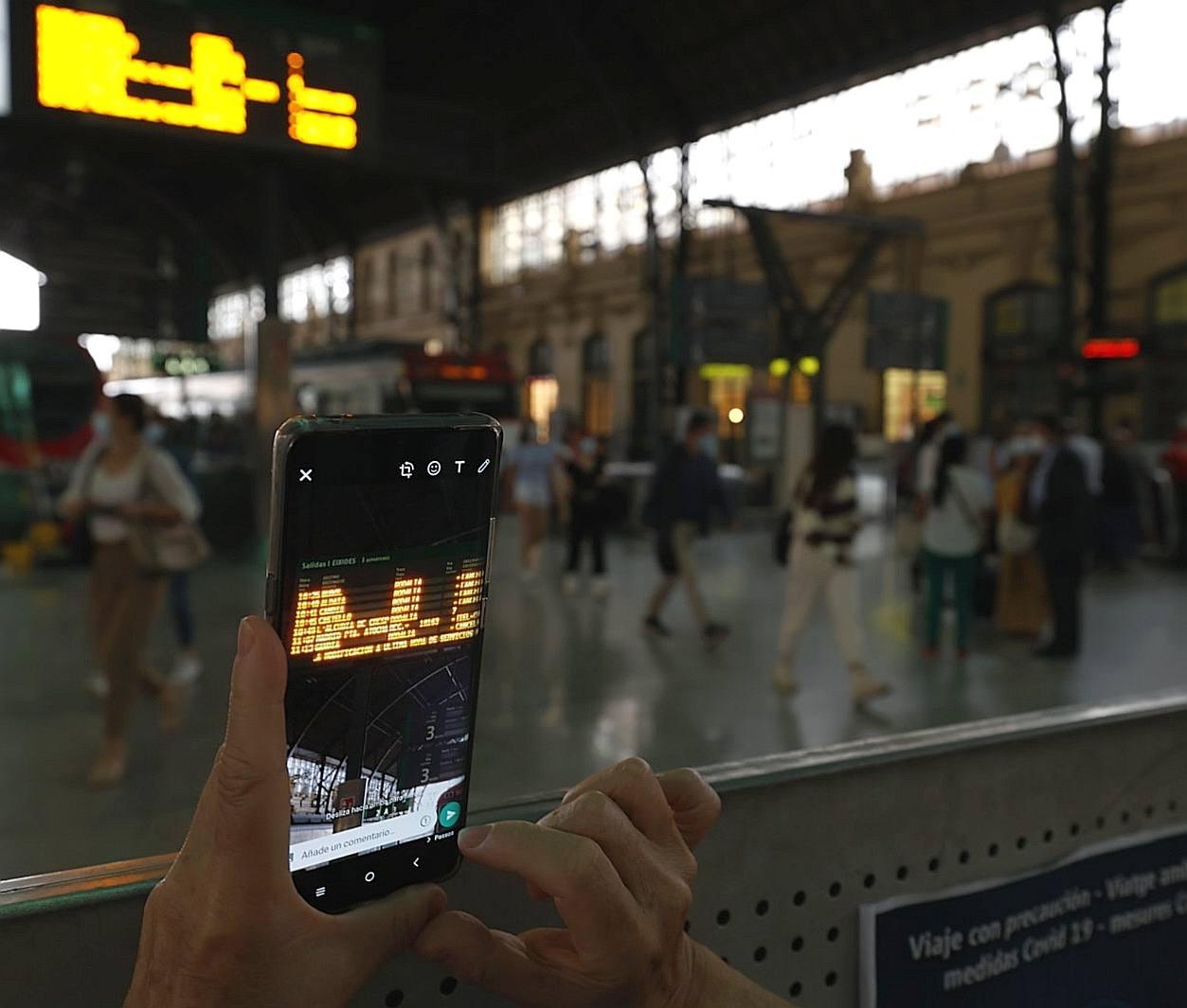 Fotos: La huelga de maquinistas de Renfe provoca cancelaciones en plena hora punta