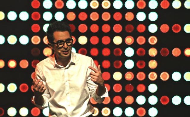 Berto Romero en el Teatro Principal de Alicante. 