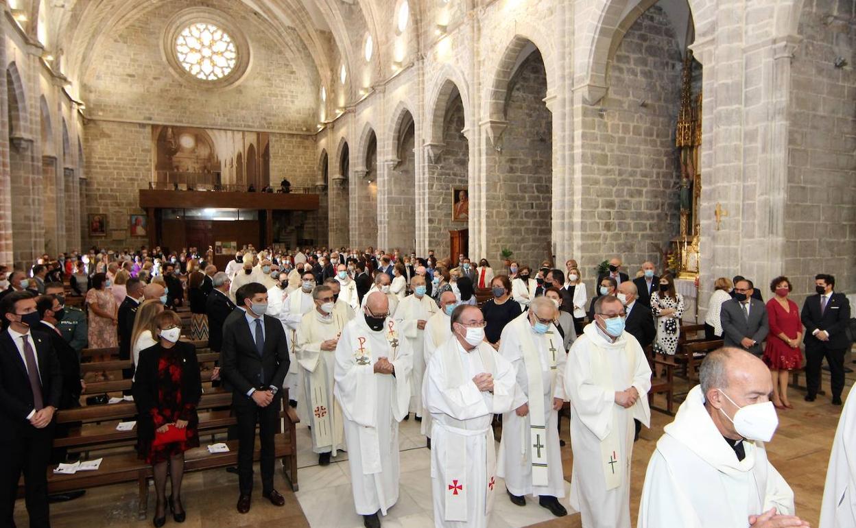 Un acto celebrado en la Colegiata de Gandia.