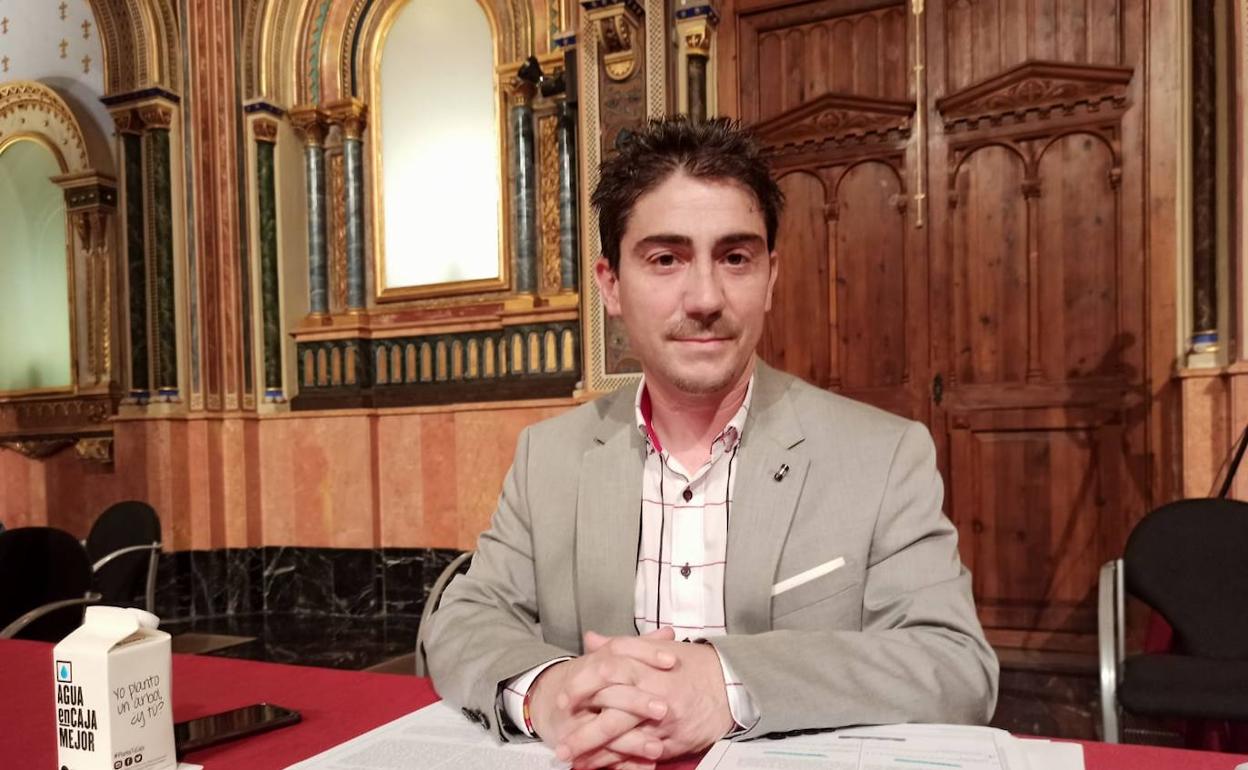 El portavoz de Cs, Jesús Gimeno. 