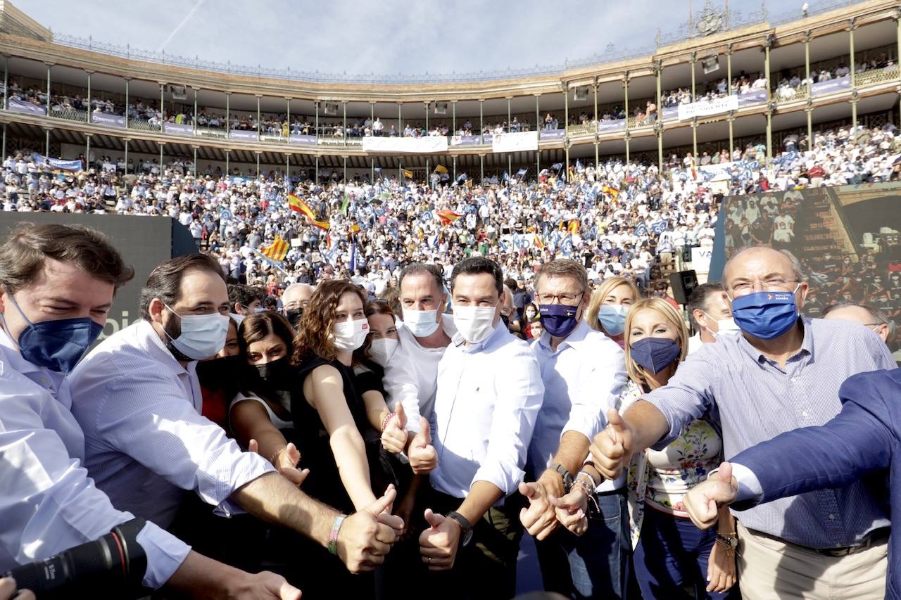 Fotos: El PP clausura la Convención Nacional del partido en la plaza de toros de Valencia