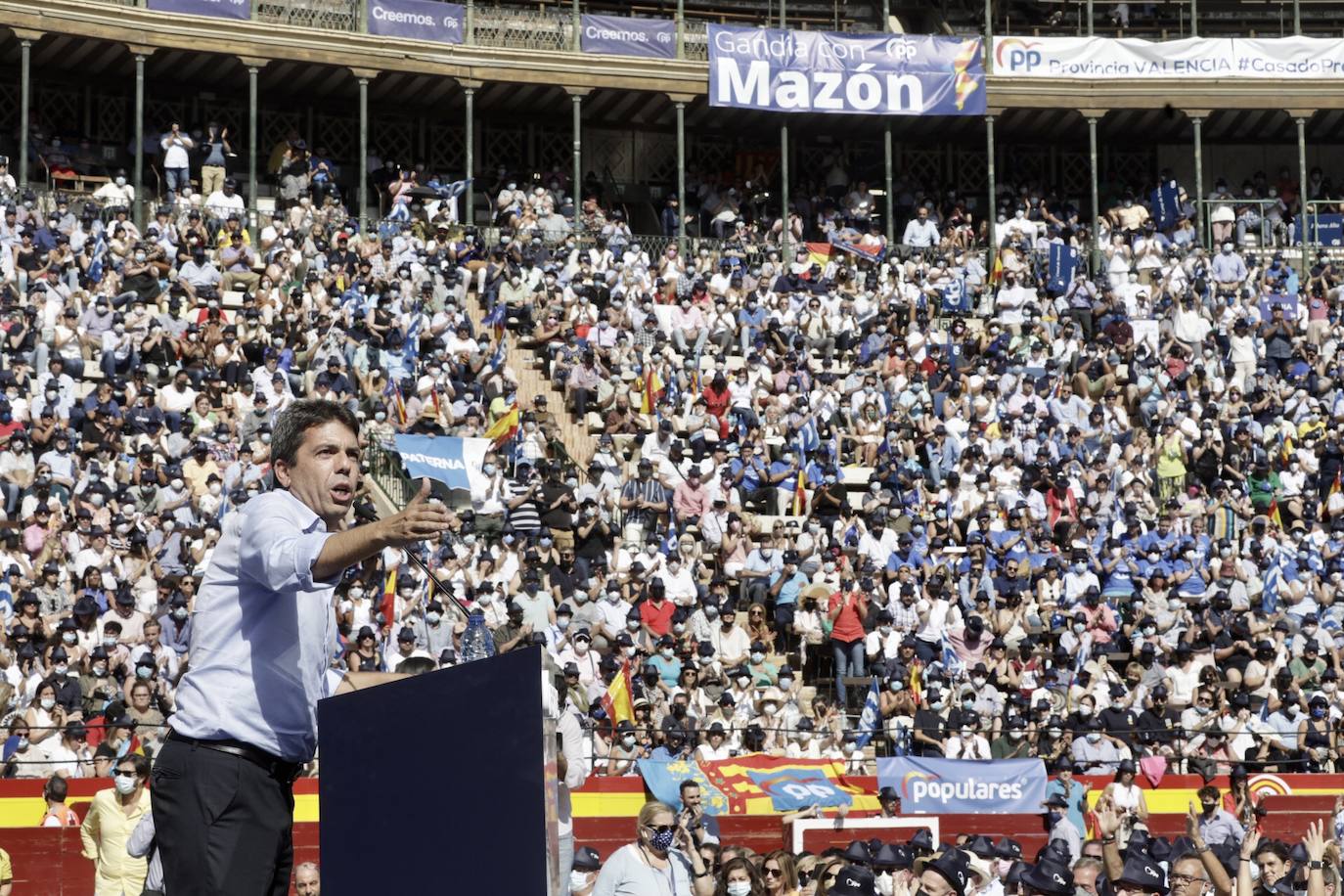 Fotos: El PP clausura la Convención Nacional del partido en la plaza de toros de Valencia