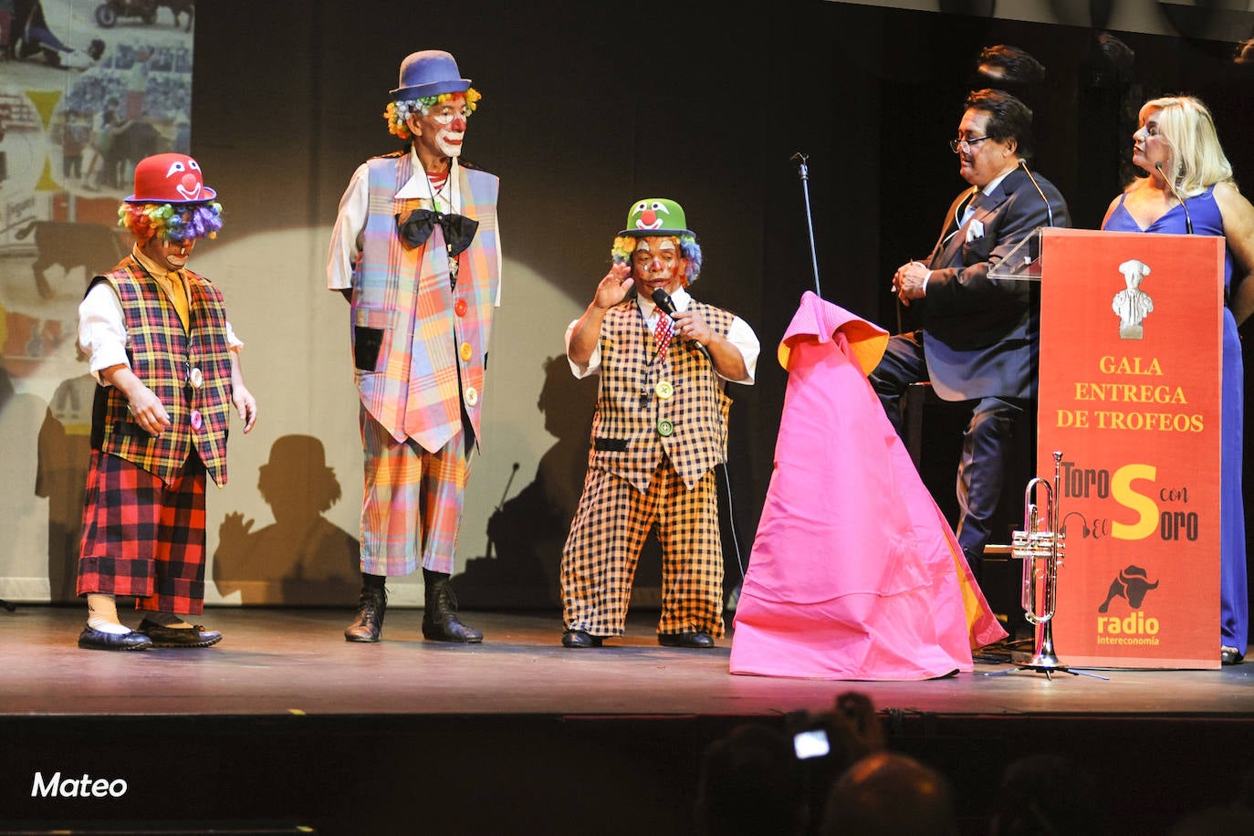 La gala de 'Toros con el Soro' celebrado este martes ha reunido a figuras del toreo y del espectáculo, así como aficionados, en el Teatro Olympia. Cayetano, Ortega Cano, Los del Río o Enrique Cerezo han sido algunos de los premiados. 