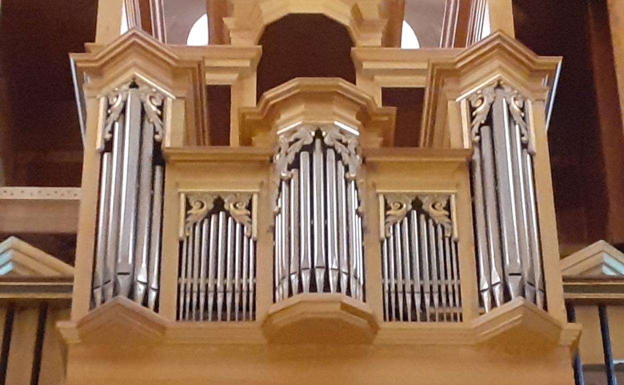 El órgano de la iglesia de la Asunción Nuestra Señora de Alboraya. 