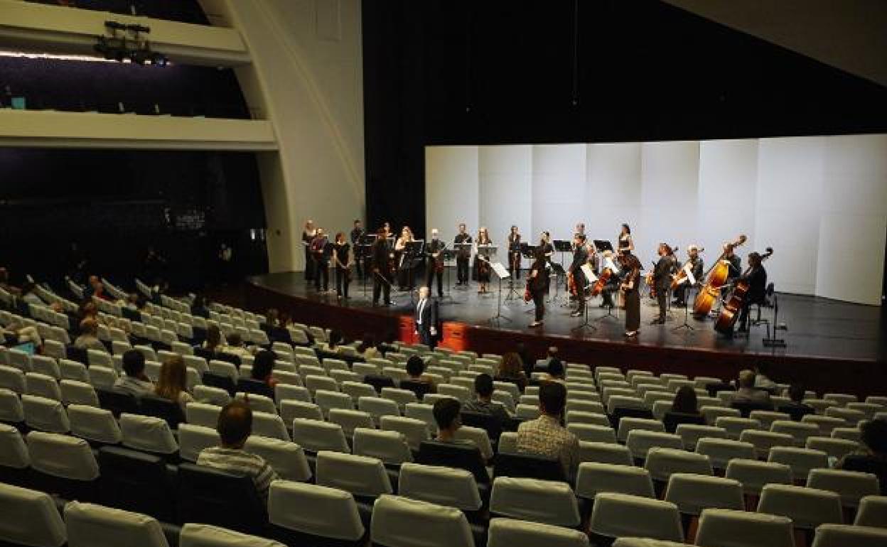 El interior del Palau de les Arts. 