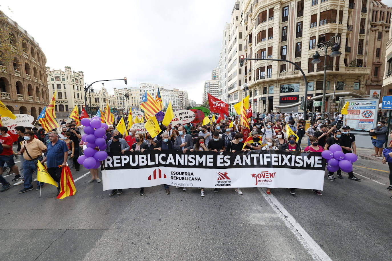 Manifestación de «Acció Cultural del País Valencià»