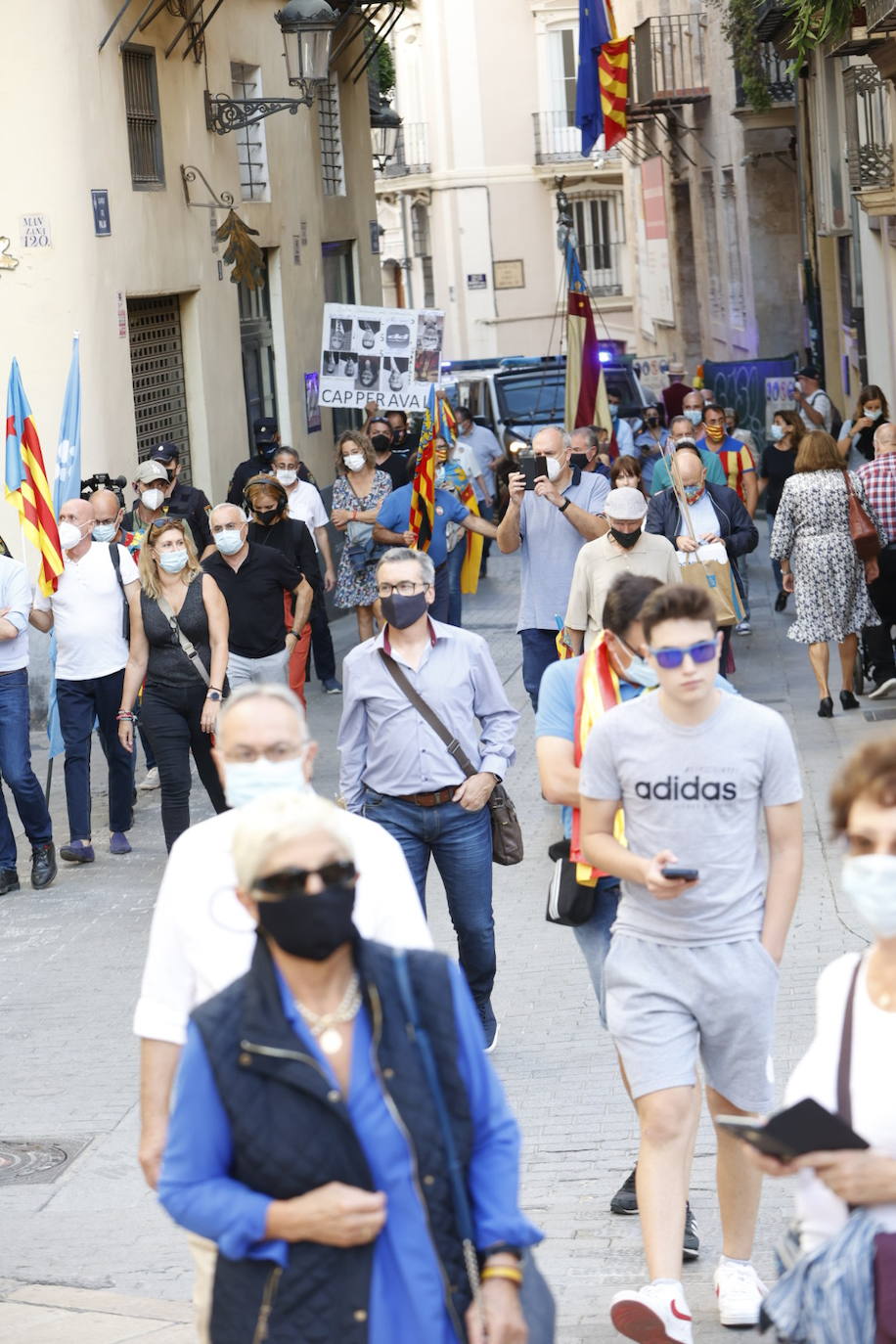 Manifestación del «Grup d'Acció Valencianista»