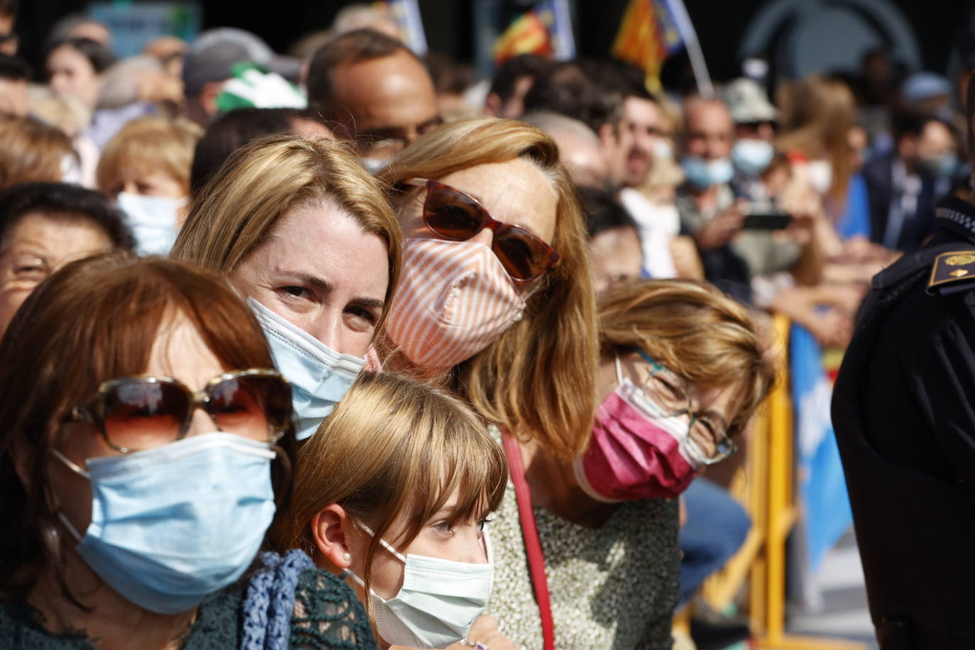 Fotos: Procesión cívica de Valencia por el 9 d&#039;Octubre de 2021