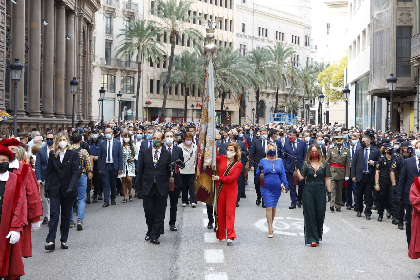 Fotos: Procesión cívica de Valencia por el 9 d&#039;Octubre de 2021