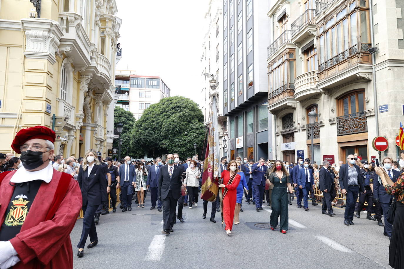 Fotos: Procesión cívica de Valencia por el 9 d&#039;Octubre de 2021